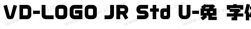 VD-LOGO JR Std U字体转换